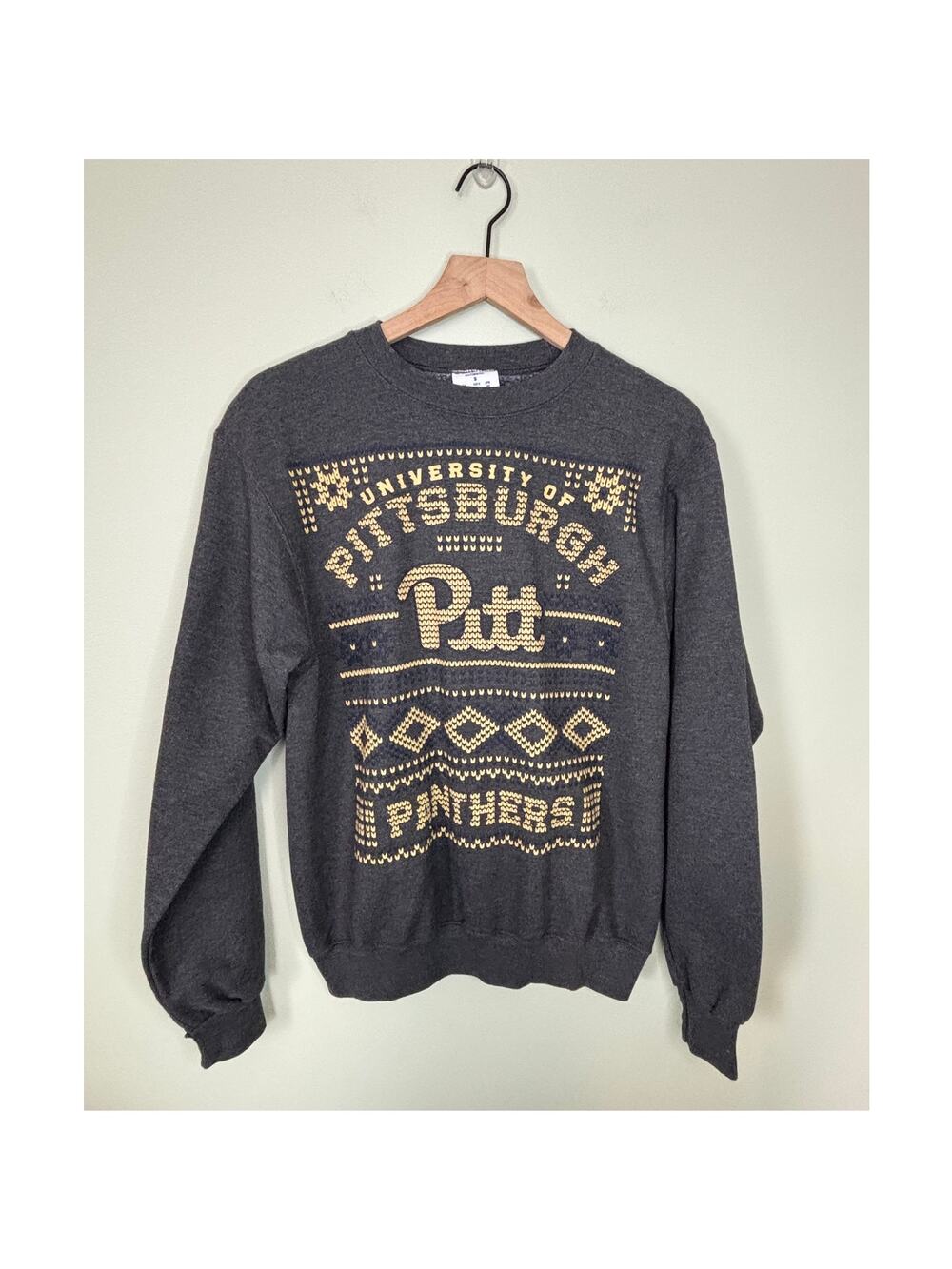 Pittsburgh Panthers College Football Team Sweatshirt Small